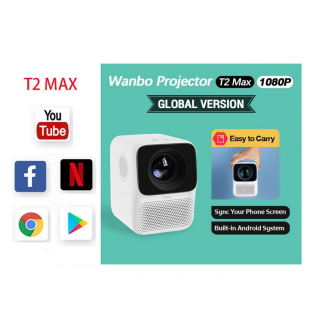 Wanbo T2 Max Smart Projector Android 1080p 4K Global Version Proyektor